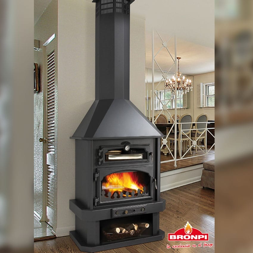 Estufa de Leña Chimenea Ebro (Bronpi)