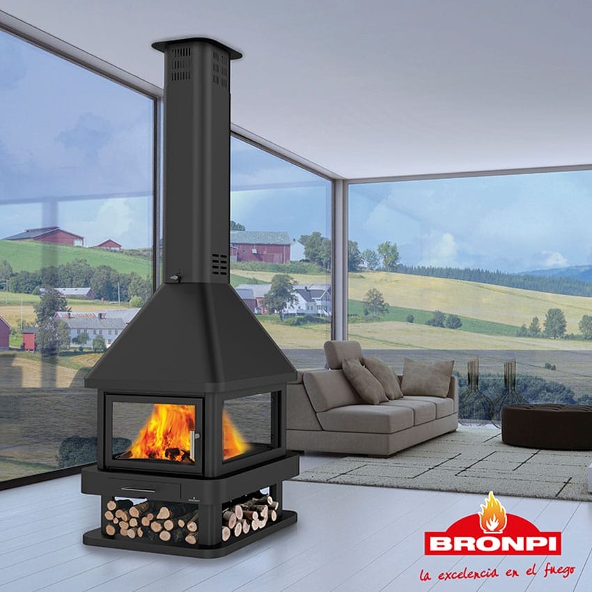 Estufa de Leña Chimenea Huelva (Bronpi)