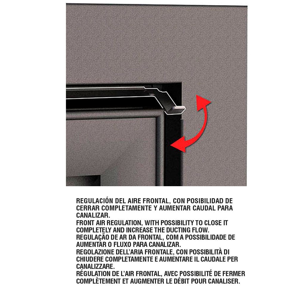 Estufa de Leña Insertable Paris 70-E (Bronpi)