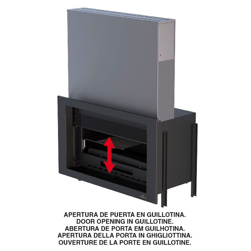 Estufa de Leña Insertable Paris 90-VG (Bronpi)