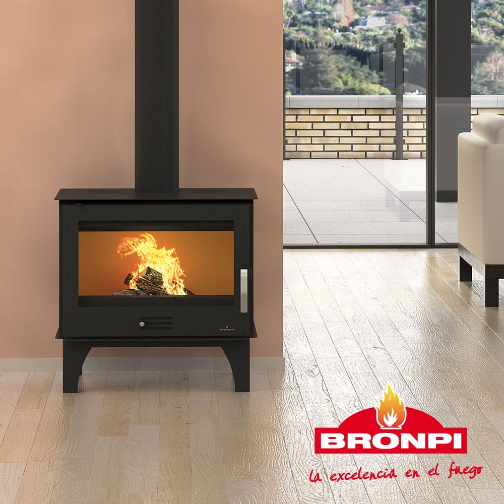 Estufa de Leña Tradicional Sena Plus (Bronpi)